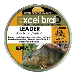 Sema Pletená šňůra Leader 600 m 120 lbs / 54 5 kg obraz