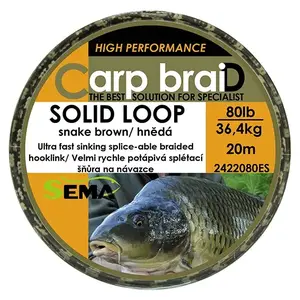 Sema Pletená šňůra Solid Loop 10 m 60 lbs / 27 2 kg obraz