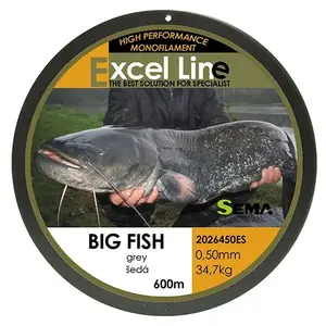 Sema Rybářský vlasec Big Fish 600 m průměr 0 70 mm / 51 5 kg obraz