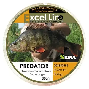 Sema Rybářský vlasec Predator 300 m průměr 0 28 mm / 9 85 kg obraz