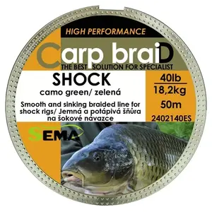 Sema Shock Camo 30 lbs / 13, 6 kg pletená šňůra obraz