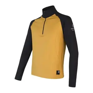 Sensor Coolmax Thermo mustard/černá pánská mikina se zipem - M obraz