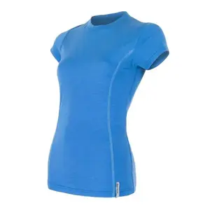 Sensor Merino Active modré dámské triko krátký rukáv - XL obraz