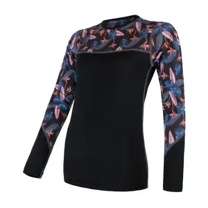 Sensor Merino Impress Černá/floral - S obraz