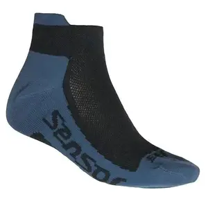 Sensor ponožky Race Coolmax Invisible Černá/modrá - 3-5 obraz
