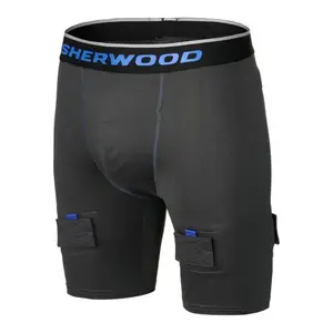 Sherwood Hat Trick Compression Jock Short SR - Senior, černá, M obraz
