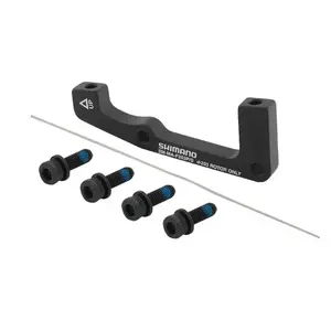 SHIMANO Adaptér přední POST/ STAND 203mm, černý (VÝPRODEJ) obraz