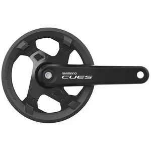 Shimano Cues FC-U4000-1 černé 175 mm, 42 zubů, 11/10/9 speed, pro osu čtyřhran kliky obraz