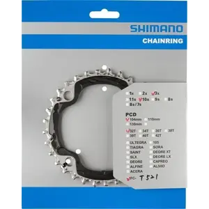 Shimano FC-T521 32ZUBŮ 3x10 černý převodník (VÝPRODEJ) obraz