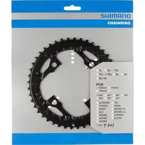 Shimano FC-T521 44ZUBŮ 3x10 černý převodník obraz