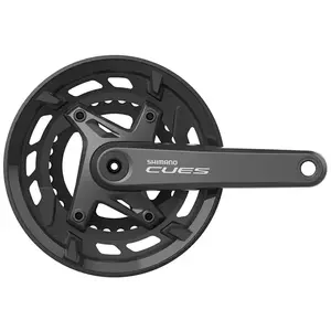 Shimano kliky Cues FC-U6000-2, 175mm, 46-30 zubů, černé s krytem, 11, 10, 9 speed, v krabičce obraz