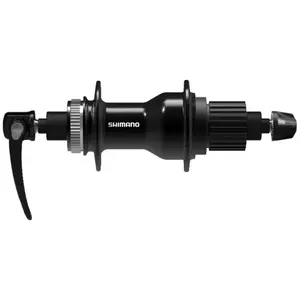 Shimano náboj disc FH-QC500MS 32 děr Center lock, osa 135 mm, 12 speed zadní černý, box obraz
