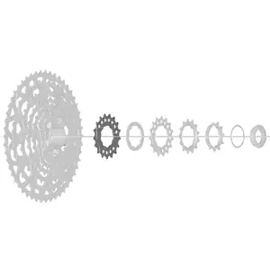 Shimano pastorek 17 zubů pro 11 pastorkový systém CS-LG700 Linkglide obraz