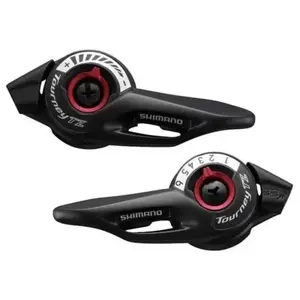 Shimano SL-TZ500-L+7 černé řadicí páčky, 7 rychlostí, pár v krabičce obraz