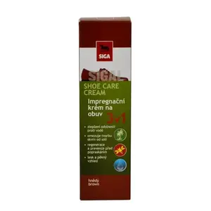 Siga Černý impregnační krém na boty 50 ml - černá obraz