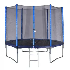 Spartan Trampolína 180 cm + síť + žebřík modrá - Modrá obraz