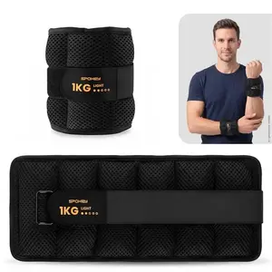 Spokey ACTIVE FORM černá sada závaží na ruce a nohy, 1 kg obraz