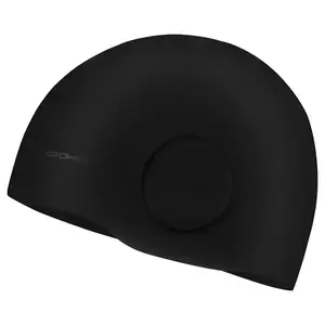 Spokey EARCAP černá silikonová plavecká čepice obraz