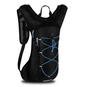 Spokey FUJI Cyklistický a běžecký batoh, 5 l, černo-modrý obraz