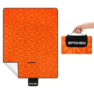 Spokey PICNIC APRICOTE oranžová 150 x 180 cm pikniková deka obraz