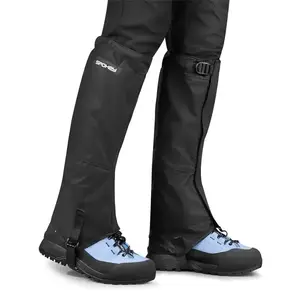 Spokey TRACKY Turistické nepromokavé návleky, černé - M obraz