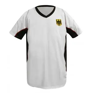 SPORTTEAM Německo 1 bílo-černý fanouškovský fotbalový dres - L obraz