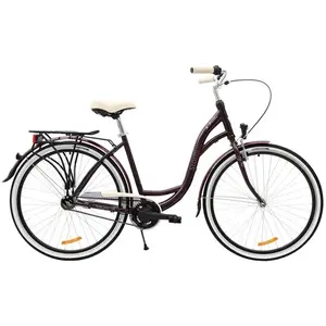 Storm Barcelona 28" 1sp. 17" švestkové dámské city kolo obraz