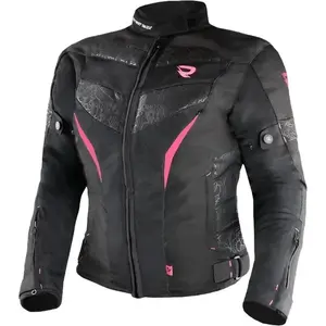 Street Racer Dámská bunda na motorku Rose Air černo-růžová - XS obraz
