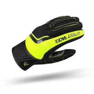 Street Racer Dámské rukavice na motorku Stunt černo-fluo žluté - XS obraz