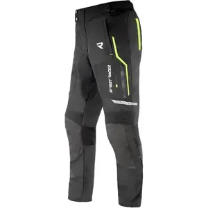 Street Racer Kalhoty na motorku Flex černo-fluo žluté - S obraz