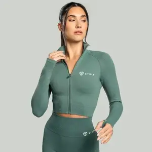 STRIX Dámský top Cropped Seamless Moss POUZE XS (VÝPRODEJ) obraz