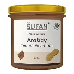 ŠUFAN Arašídový krém s tmavou čokoládou 330g obraz