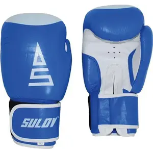 Sulov Box rukavice kožené modro-bílé POUZE 12oz (VÝPRODEJ) obraz
