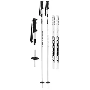 Sulov COMPACT bílé sjezdové hole POUZE 125cm (VÝPRODEJ) obraz