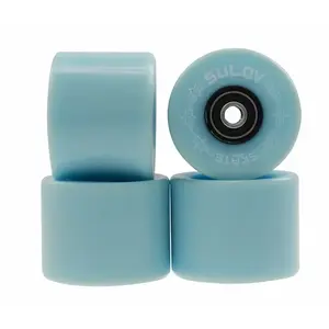 SULOV Pastel Blue 60 x 45 mm 85A kolečka pro penny board (sada 4 ks s ložisky Abec-7 chrome) obraz
