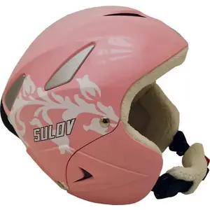Sulov RANGER růžová lesk-kytka dětská lyžařská přilba POUZE XS (53-54 cm) (VÝPRODEJ) obraz