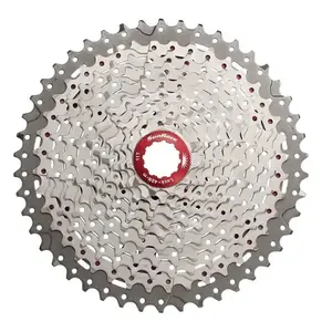 SunRace Kazeta CSMX3TAZ METALLIC stříbrno-červená 10sp. 11-46 obraz