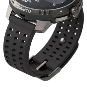 Suunto Charcoal se stříbrnou sponou řemínek pro hodinky Vertical, Race a kompatibilní modely obraz