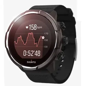 Suunto Suunto 9 Baro Titanium Black Leather + Microfiber (AKČNÍ CENA) obraz
