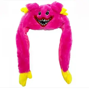 Svítící čepice Huggy Wuggy růžová s pohyblivýma ušima obraz