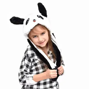 Svítící čepice Panda s pohyblivýma ušima obraz