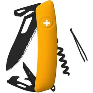 SWIZA Kapesní nůž SH03TR Allblack Single Hand Signature Wavy Edge obraz