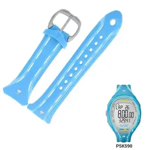 Timex originální modrý gumový řemínek obraz