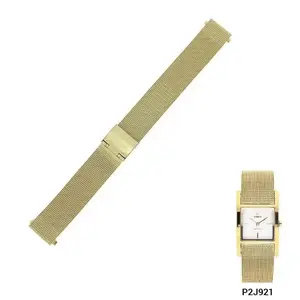 Timex T2J921 zlatý kovový řemínek k hodinkám obraz