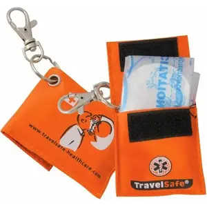 Travel Safe C.P.R. Bag oranžová resuscitační rouška obraz