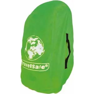 Travel Safe Combipack fluorescenční zelená M pláštěnka přes batoh obraz