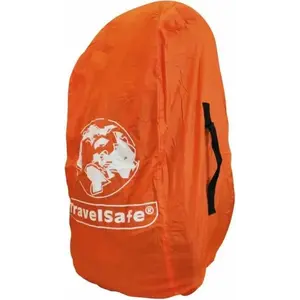 Travel Safe Combipack L oranžová pláštěnka přes batoh obraz