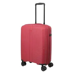 Travelite Air Stripe 4w S exp červený kabinový kufr obraz