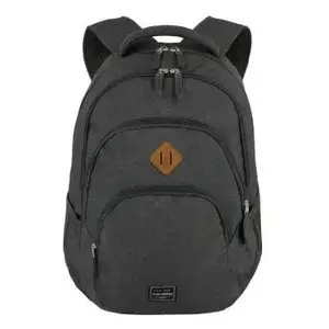 Travelite Basics Backpack Melange Anthracite batoh obraz
