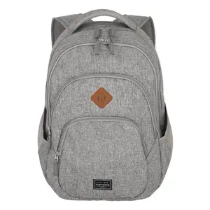 Travelite Basics Backpack Melange Light grey batoh obraz